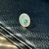 Raw Emerald Earrings Solar