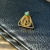 Raw Emerald Earrings Pico