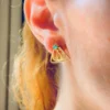 Raw Emerald Earrings Pico