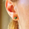 Raw Emerald Earrings Nudo